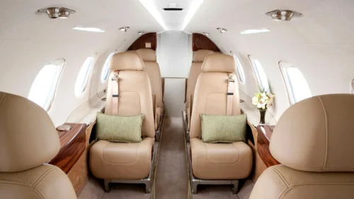 Embraer Phenom 30 interior and seating options