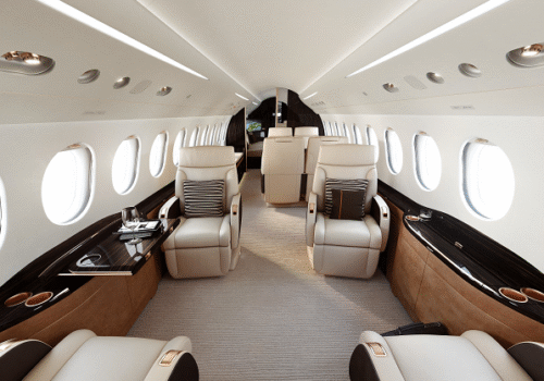 Falcon 8X interior cabin