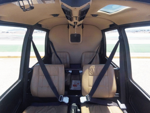 Interior of the robinson R44