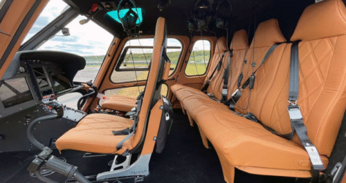 Interior 5 seats of the Airbus H125