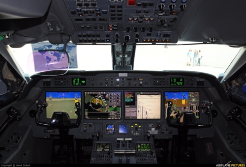 G350 Cockpit and Avionics Shown From Behind